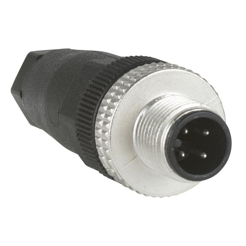 Telemechanique Sensors - Rundsteckverbinder, feldkonfektionierbar (Industriesteckverbinder) Stecker XZCC12MDM40B M12 gerade