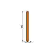 WAGO - Zubehör/Ersatzteile für Klemmen Verbindungselement 2065-133 17,6 mm,silberfarben − 1500 Stück