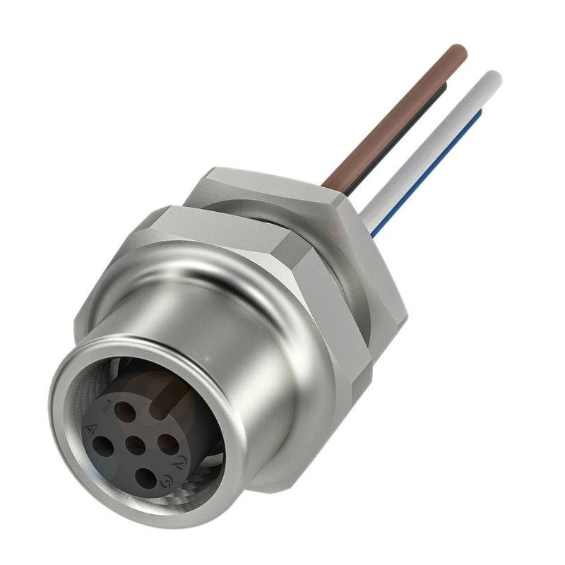 Balluff - Rundsteckverbinder, feldkonfektionierbar (Industriesteckverbinder) Flanschsteckverbinder BCC M455-000#BCC0CZ6