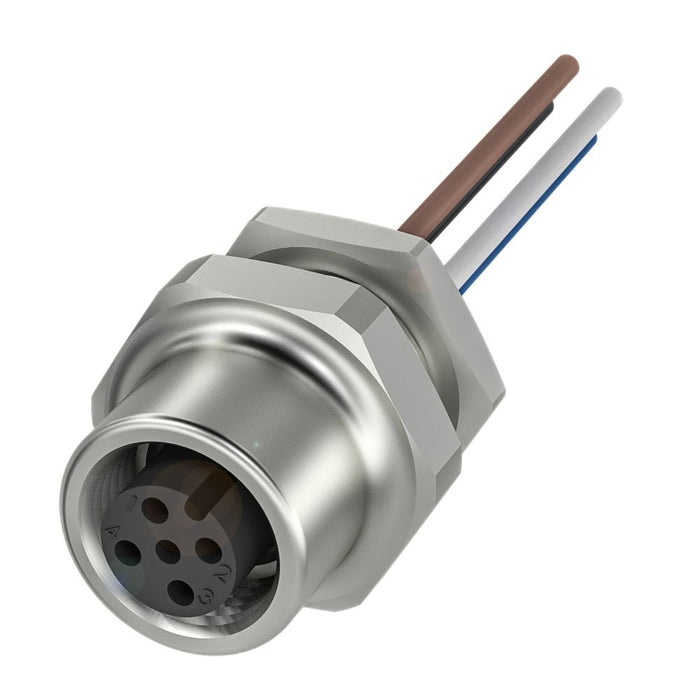 Balluff - Rundsteckverbinder, feldkonfektionierbar (Industriesteckverbinder) Flanschsteckverbinder BCC M455-000#BCC0CZ6  − 1 Stück
