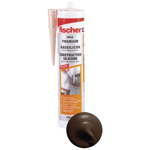 Fischer Deutschl - Dichtstoff Bausilicon DBSA BR braun