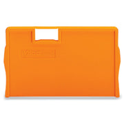 WAGO - Abschluss- und Zwischenplatte für Reihenklemme Trennplatte orange 2006-1294 Top Job S − 25 Stück
