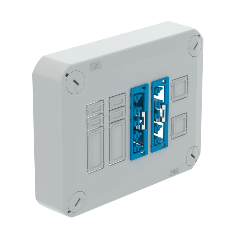 OBO Bettermann - Deckel für Dose/Gehäuse für Montage auf der Wand/Decke Steckbarer Deckel D02 2x5p DALI WG für Abzweigkasten, b