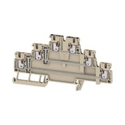 Weidmüller - Durchgangs-Reihenklemme Klemme A3T 1.5 VL PUSH IN, 1.5 mm² − 50 Stück
