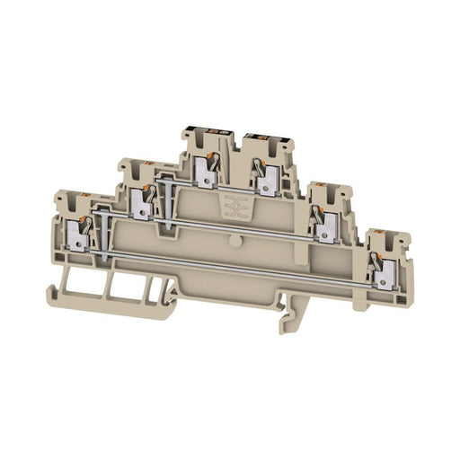 Weidmüller - Durchgangs-Reihenklemme Klemme A3T 1.5 VL PUSH IN, 1.5 mm² − 50 Stück