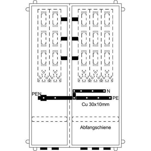 Striebel&John - Zähler-Komplettschrank Hausanschlussschrank KS876