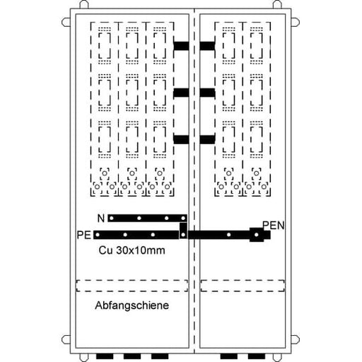 Striebel&John - Zähler-Komplettschrank Hausanschlussschrank KS876AL