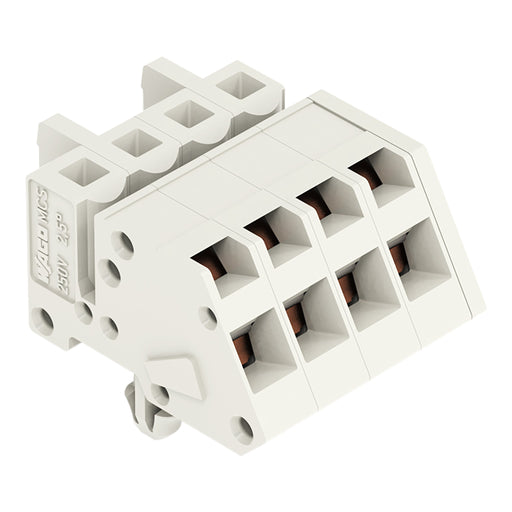 WAGO - Kabelsteckverbinder für Leiterplattensteckverbinder 1-Leiter Federleiste 721-304/008-000 CAGECLAMP 2,5mm²,lgr − 50 Stück
