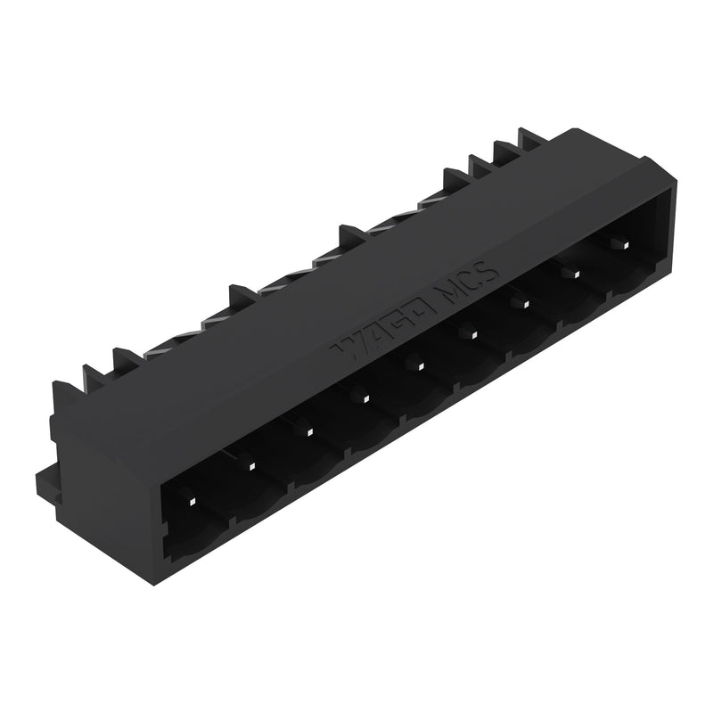 WAGO GmbH & Co. KG - Leiterplattensteckverbinder THR - Stiftleiste Lötstift 231 - 43#4055143695343 1,0x1,0,abgew.,sw − 100 Stück