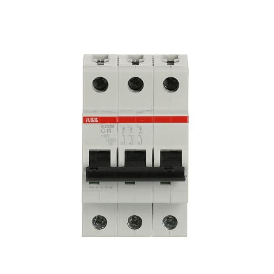 ABB Stotz S&J - Leitungsschutzschalter Sicherungsautomat S203M-C10 10kA 10A C 3p