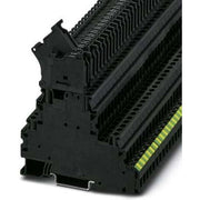 Phoenix Contact - Sicherungs-Reihenklemme Sicherungs-Reihenklemme UT 4-PE/L/H #3214321 0,14-6qmm, 28A 24V − 50 Stück