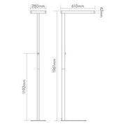 Nobile - Stehleuchte LED-Stehleuchte 1751326009 840 dimmbar