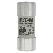Eaton - Zylindrische Sicherung Sicherungseinsatz Nieders. CYL GG 22,#C22G40S 40A AC 690V 80kA − 10 Stück