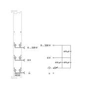 WAGO - Feldbus, Dez. Peripherie - Einspeise- und Segmentmodul Potentialeinspeisung 750-612/040-000 XTR