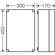 Hensel - Leergehäuse Mi 0300 275x425x146mm