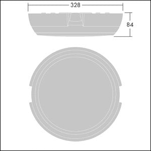 Thorn - Decken-/Wandleuchte LED-Wandleuchte KATRDSE1200-840MWSE3 840