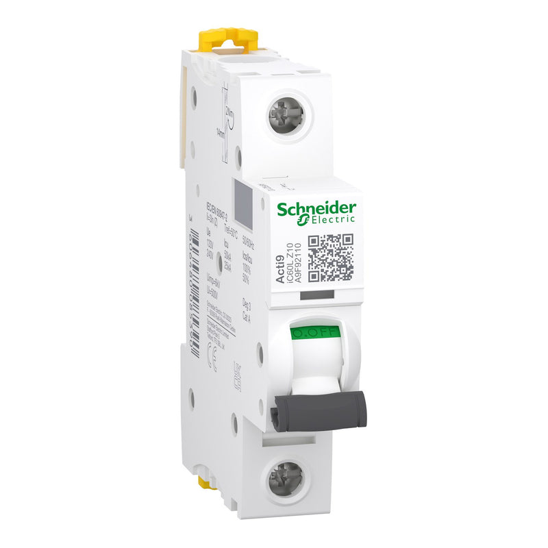 Schneider Electric - Leitungsschutzschalter LS-Schalter A9F92110 1P 10A Z IC60L