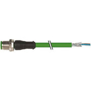 Murrelektronik - Konfektioniertes Sensor-Aktor-Kabel M12-Stecker gerade 7000-14541-7960500 geschirmt grün 5m