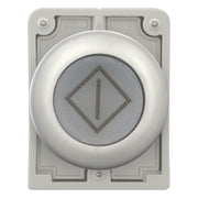 Eaton - Frontelement für Drucktaster Leuchtdrucktaste RMQ-Titan M30C-FDL-W-X100 flach tastend bes