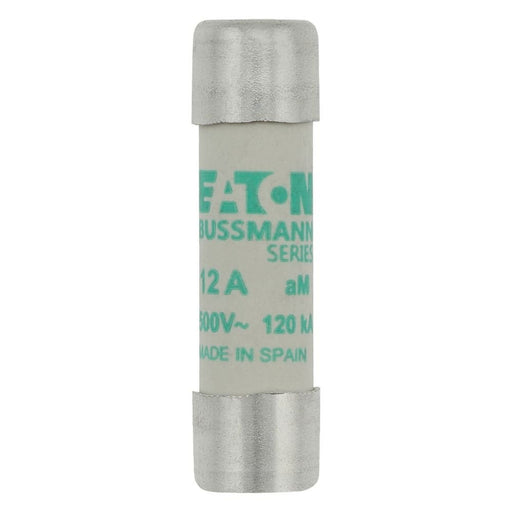 Eaton - Zylindrische Sicherung Sicherungseinsatz Nieders. C10M12 12A AC 500V 120kA − 10 Stück