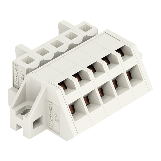 WAGO - Kabelsteckverbinder für Leiterplattensteckverbinder 1-Leiter Federleiste 721-305/031-000 CAGECLAMP 2,5mm²,lgr − 50 Stück