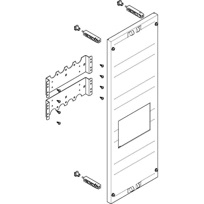 ABN - Verteilerfeld für Installationsverteiler ESPRO-Modul MT15951 tief BxH:250x750mm