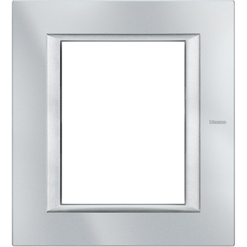 Legrand (BT) - Abdeckrahmen Axolute Rahmen 3+3Modul HA4826HC alu grau