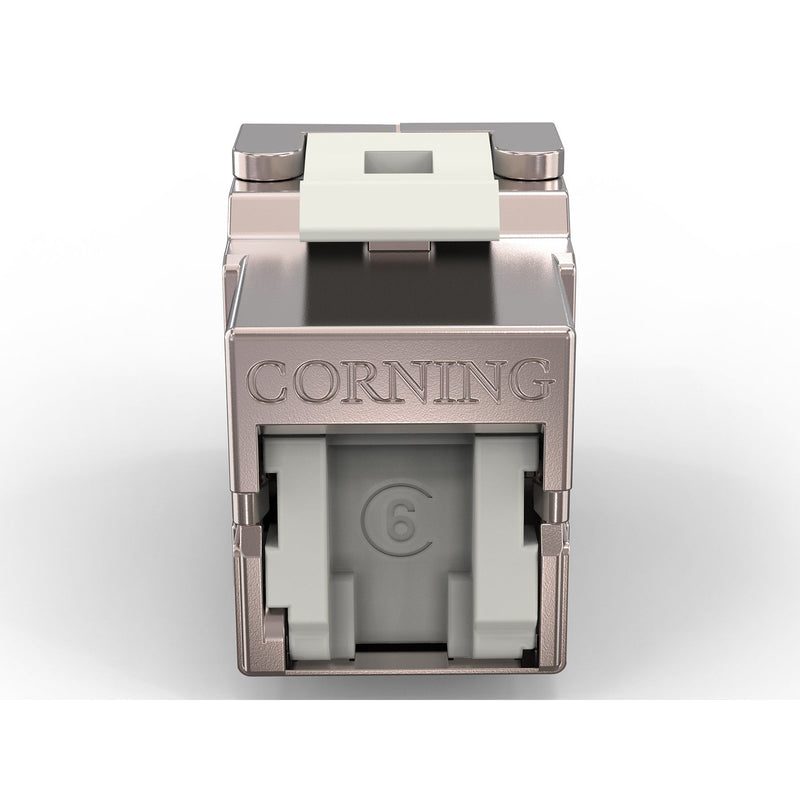 Corning - Modularer Steckverbinder RJ45 Keystone KAXESM-00101-C001-B6 Kat. 6, BP6 − 6 Stück