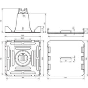DEHN - Dachleitungshalter für Blitzschutz Dachleitungshalter DLHKF8LODBS #253030 KF f.Dachbahnstreif.