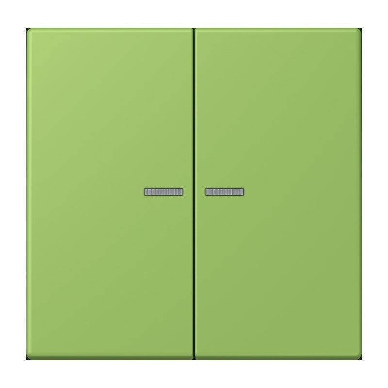 Jung - Abdeckung/Bedienelement für Installationsschalterprogramme Wippe 2fach m. Lichtleiter LC 995 KO5 220 vert 31 (32051)