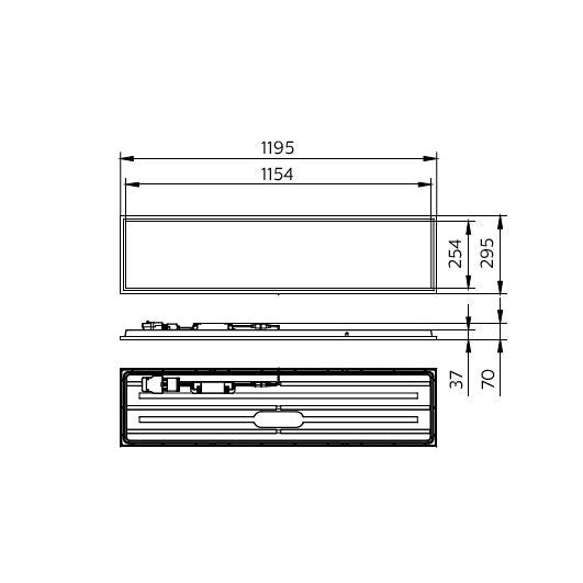 Philips Lighting - Decken-/Wandleuchte LED-Panel RC132V G6 #74989499 830/840, DALI