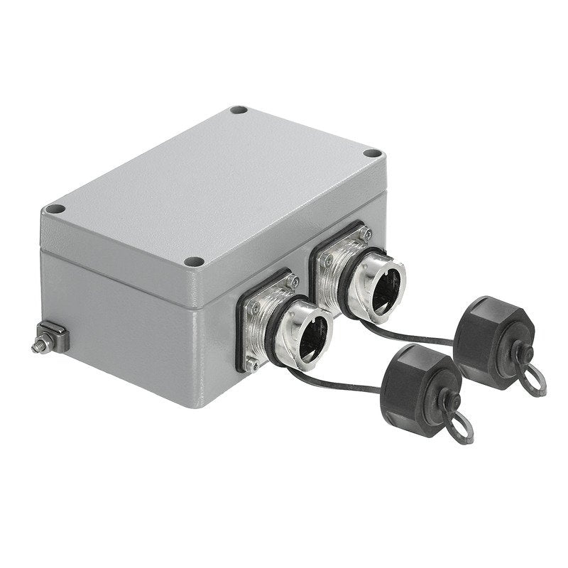 Weidmüller - Gehäuse/Schaltschrank (leer) Flanschdose 2Port IE-OM-V01M-K21-2S gerade − 1 Stück