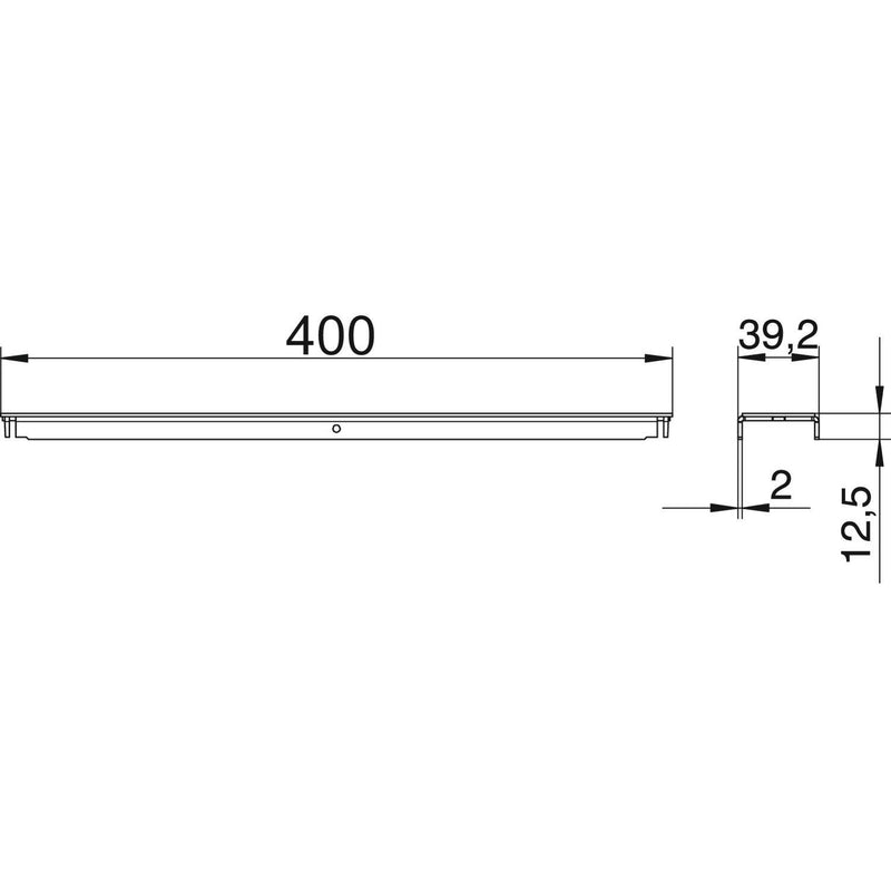 OBO Bettermann Vertr - Zubehör/Ersatzteile für Unterflurkanalsysteme Deckelstoßunterstützung DSU2 400 4030 OKA-W, St, FS