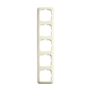 Busch-Jaeger - Abdeckrahmen Rahmen 5-fach 2515-212 weiß, senk.+ waage