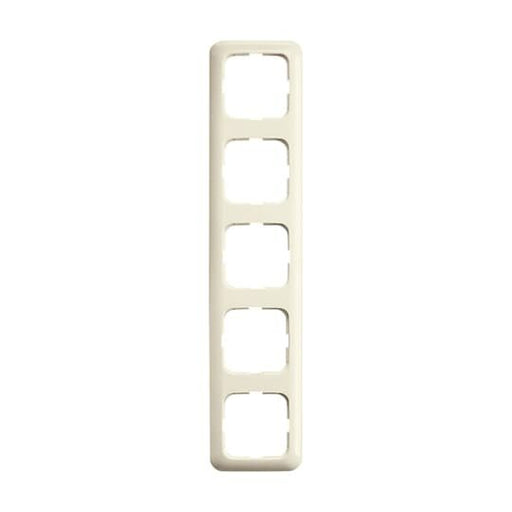 Busch-Jaeger - Abdeckrahmen Rahmen 5-fach 2515-212 weiß, senk.+ waage