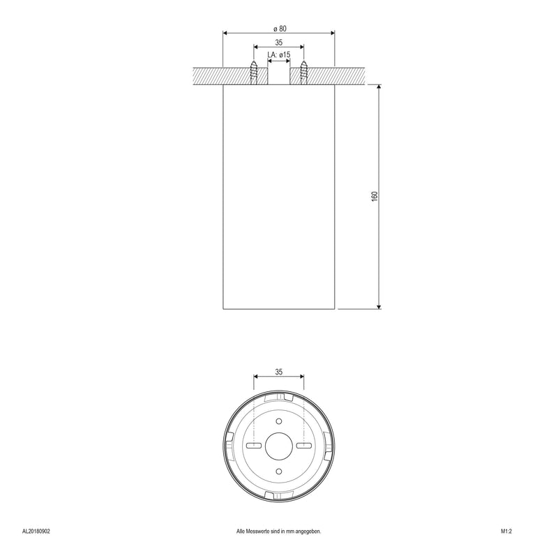 EVN Lichttechnik - Downlight/Strahler/Flutlicht LED-Anbauleuchte AL20180902