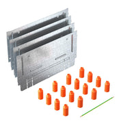 OBO Bettermann - Höhenausgleichsring/-rahmen für Unterflurkanalsysteme Höhenausgleich-Bausatz ASH 250-4 320 (VE4) 353x183x46