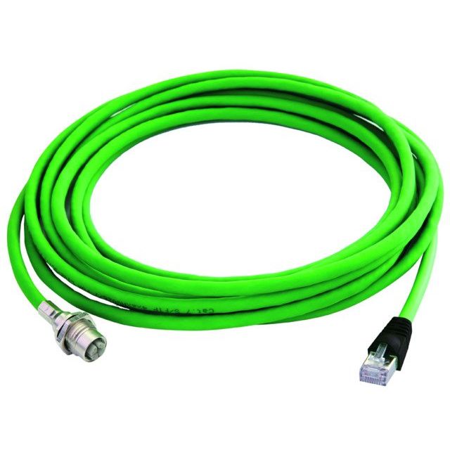 Telegärtner - Konfektionierte Leitung für steckbare Gebäudeinstallation STX M12x1-RJ45 VL X-kod. 100017391 Cat.6A-SFTP-A0100