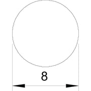 OBO Bettermann - Rundleiter/Draht für Blitzschutz Aluminiumdraht RD 8-ALU 8mm − 150 Meter
