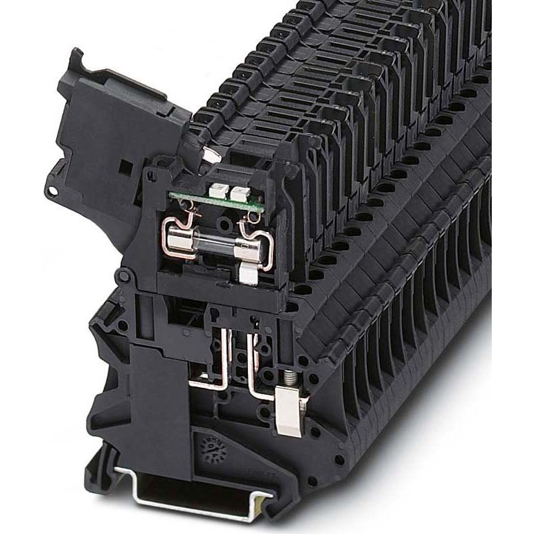 Phoenix Contact - Sicherungs-Reihenklemme Sicherungsreihenklemme UT 4-HESILED 24-P/P − 50 Stück