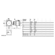 Bals Elektrotech - CEE-Anbausteckdose (IEC 60309) CEE-Anbausteckdose 13075