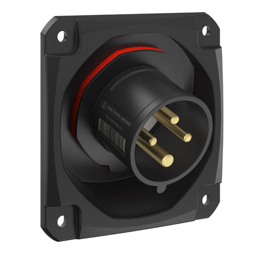 Walther Werke - CEE-Gerätestecker (IEC 60309) CEE NEO Anbaugerätestecker FW712406CC schräg 16A 4P 6h