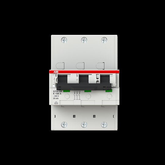 ABB Stotz S&J - Selektiver Hauptleitungsschutzschalter Hauptlastschalter S753DR-K100 25kA,100A,3P