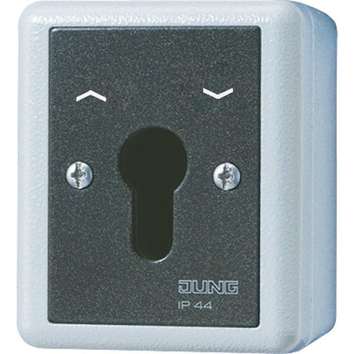 Jung - Jalousieschalter/-taster Schlüsselschalter 834.28 G 10AX 250V 2-pol
