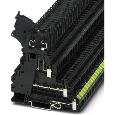 Phoenix Contact - Sicherungs-Reihenklemme Sicherungs-Reihenklemme UT 4-PE/L/H #3214320 0,14-6qmm, 28A 500V − 50 Stück