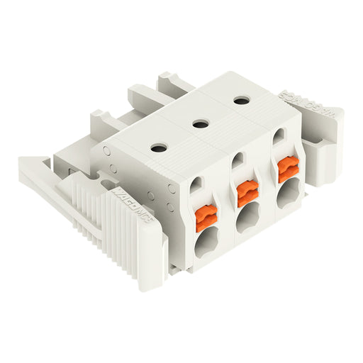 WAGO - Kabelsteckverbinder für Leiterplattensteckverbinder 1-Leiter-Federleiste 2721-203/037-000 Push-inCAGECLAMP,lgr − 50 Stück