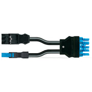 WAGO - Konfektionierte Leitung für steckbare Gebäudeinstallation konfektionierte Y-Leitung 771-5001/224-000 Cca,2xStecker/Buchse