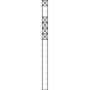Siedle&Söhne - Kommunikations-Säule Kommunikations-Stele KS 616-1/4 DG 1,6m dgr/gli 1+4Mod