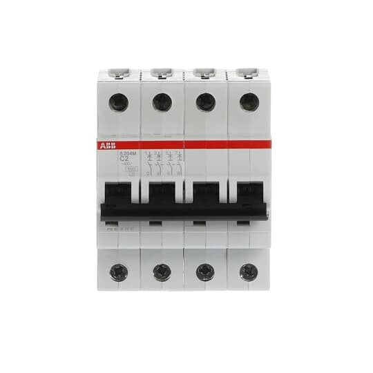 ABB Stotz S&J - Leitungsschutzschalter Sicherungsautomat S204M-C2 10kA 2A C 4p