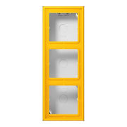 Jung - Aufputzgehäuse für Unterputzgerät Aufputz-Kappe 3fach LC 583 A 263 le jaune vif (4320W)